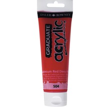 Culoare acrilică Graduate 504 Cadmium Red Deep Hue 120 ml