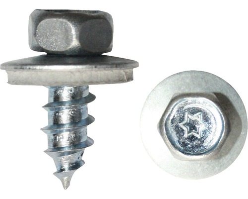 Șuruburi pentru acoperiș cu cap hexagonal Torx și șaibă cauciuc EPDM Dresselhaus 6,5x115 mm oțel zincat, 100 bucăți Șuruburi pentru acoperiș cu cap hexagonal Torx și șaibă cauciuc EPDM Dresselhaus 6,5x115 mm oțel zincat, 100 bucăți