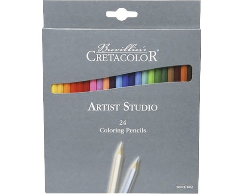 Set 24 creioane colorate Artist Studio