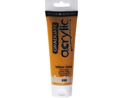 Culoare acrilică Graduate 690 Yellow Ochre 120 ml