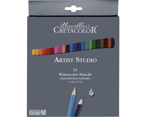 Set 24 creioane acuarelabile Artist Studio