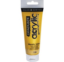 Culoare acrilică Graduate 723 Metallic Yellow 120 ml
