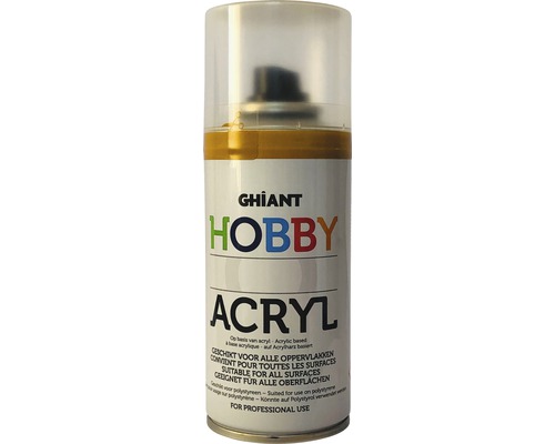 Culoare acrilică spray Ghiant Hobby 19 Gold Yellow 150 ml