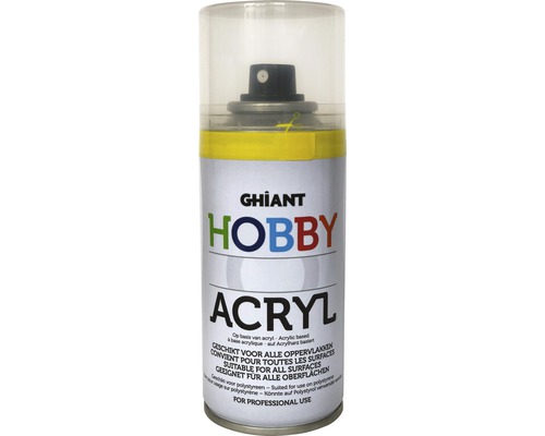 Culoare acrilică spray Ghiant Hobby 24 Yellow 150 ml