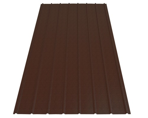 Tablă cutată PRECIT H12 3000x1142x0,50 mm maro ciocolatiu big stone