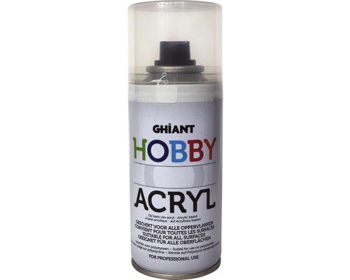 Culoare acrilică spray Ghiant Hobby White 150 ml