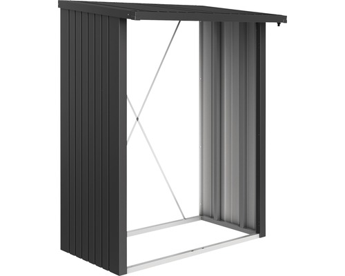 Adăpost deschis pentru scule din metal cu acoperiș