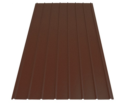 Tablă cutată PRECIT H12 3000x1142x0,40 mm maro ciocolatiu structurat