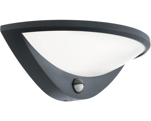 Aplică LED exterior Belcreda 9W 1200lm, senzor de mișcare, IP44, antracit Lumină de perete cu senzor de mișcare