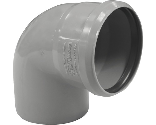 Cot VALROM din polipropilenă Ø 50 mm 87° Cot de țeavă de canalizare cu un unghi de 90 de grade