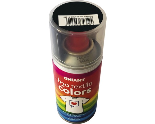 Spray vopsea textile Ghaint H2O, verde Bronswik