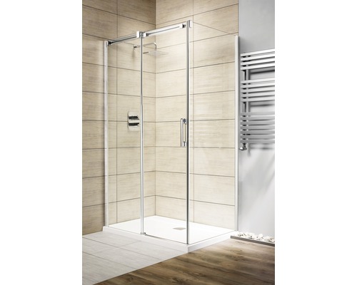 Perete lateral duș Radaway Espera KDJ, 100x200 cm, stânga, sticlă securizată transparentă, profil crom Perete lateral duș Radaway Espera KDJ, 100x200 cm, stânga, sticlă securizată transparentă, profil crom