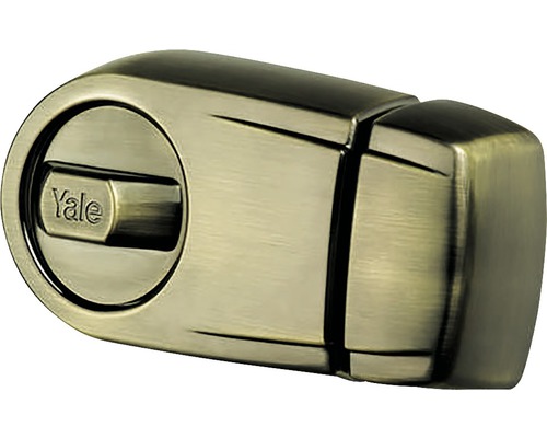 Încuietoare aplicată ușă Yale 116x66 mm, nuanță alamă, incl. cilindru cu 3 chei
