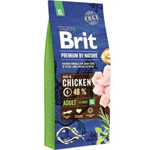 Hrană uscată pentru câini Brit Premium by Nature Adult XL cu pui 15 kg-thumb-0