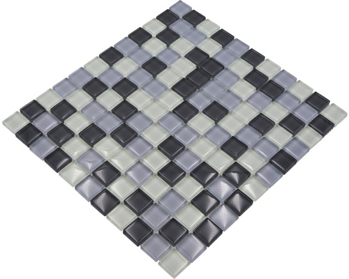 Mozaic de sticlă cu elemente pătrate