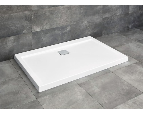 Cădiță de duș dreptunghiulară Radaway Argos D 90x120x5,5 cm acril alb 4AD912-01