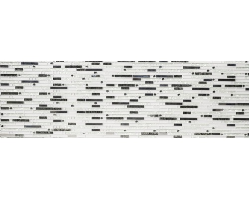 Placă de mozaic cu elemente din sticlă și metal pentru designul pereților