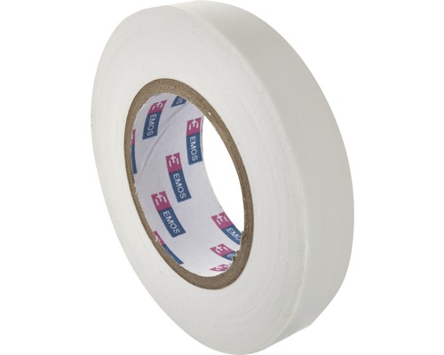 Bandă izolatoare PVC Emos 15mm x 10m 40KV UV, alb