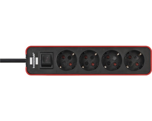 Extensie cu patru prize și întrerupător