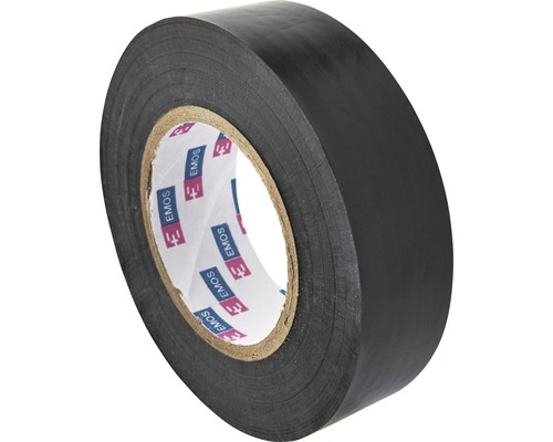 Bandă izolatoare PVC Emos 19mm x 20m 40KV UV, negru