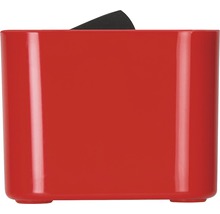 Organizator cosmetic roșu din plastic
