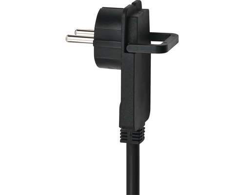 Ștecher euro negru cu cablu