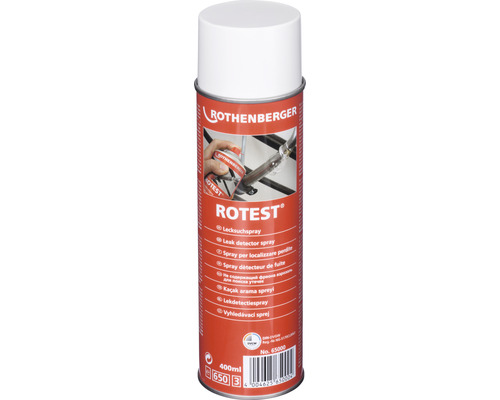 Spray pentru detectare scurgeri de gaze Rothenberger Rotest 400ml Spray de detectare a scurgerilor Rothenberger Rotest, 400 ml