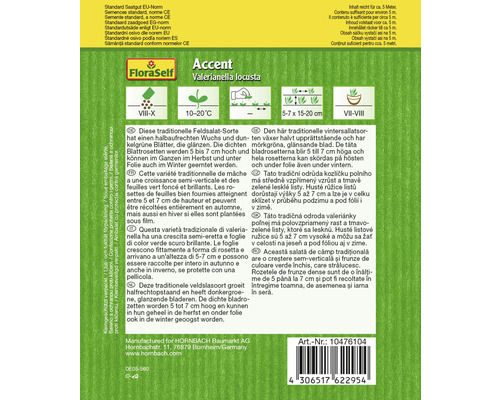 Pachet de semințe pentru salată câmpenească Accent