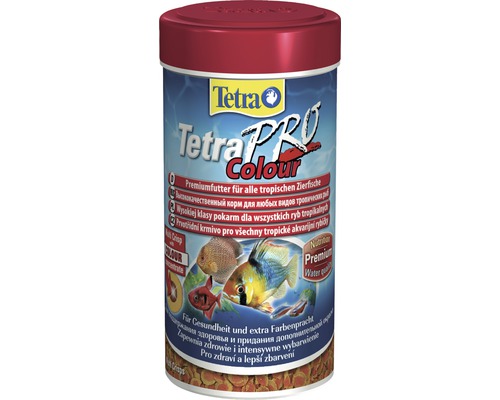 Hrană pești acvariu TetraPRO Colour Multi-Crisps 250 ml TetraPro Colour Hrană premium pentru pești ornamentali tropicali