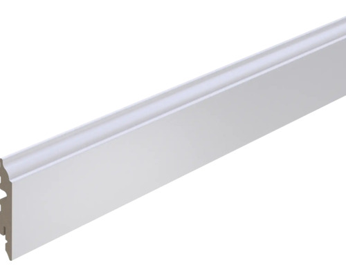 Plintă albă din lemn