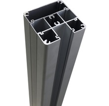 Profil stâlp din aluminiu în secțiune transversală