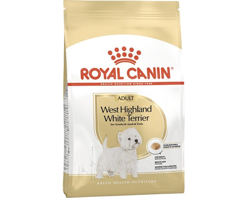 Hrană uscată pentru câini, ROYAL CANIN BHN Westie, 3 kg Pachet hrană pentru câini Royal Canin Adult West Highland White Terrier