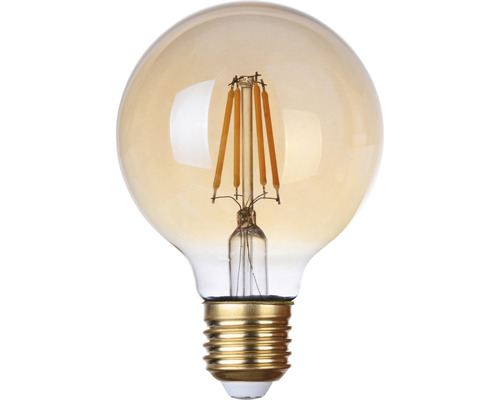 Bec vintage LED Flair E27 4W, glob G80, durată viață 15.000 h (380 lumeni) Bec vintage LED Flair E27 4W, glob G80, durată viață 15.000 h (380 lumeni)