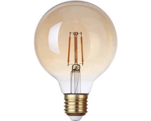 Bec vintage LED Flair E27 4W, glob G95, durată viață 15.000 h Bec vintage LED Flair E27 4W, glob G95, durată viață 15.000 h