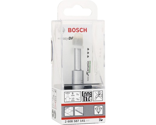 Burghiu diamantat Bosch easyDry pentru ceramică în ambalaj