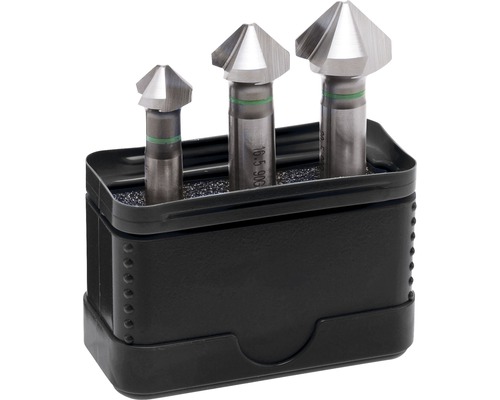 Set zencuitoare HSS 90° Alpen, 3 piese, DIN335C | HORNBACH