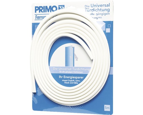 Garnitură de etanșeizare universală pentru toc metalic 5 m albă