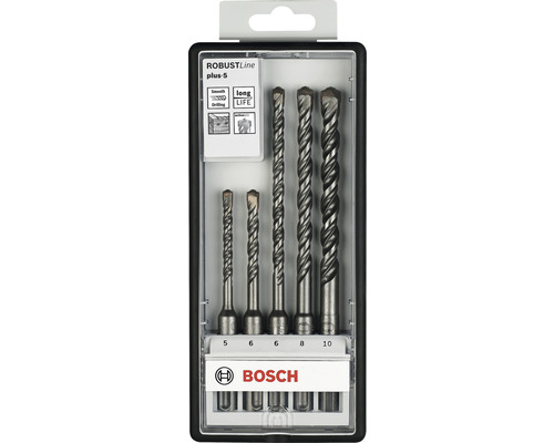 Set de burghie pentru piatră Bosch Robust Line plus 5 cu dimensiuni diferite într-un pachet