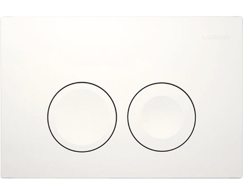 Placă de spălare pentru toaletă cu două butoane de la Geberit