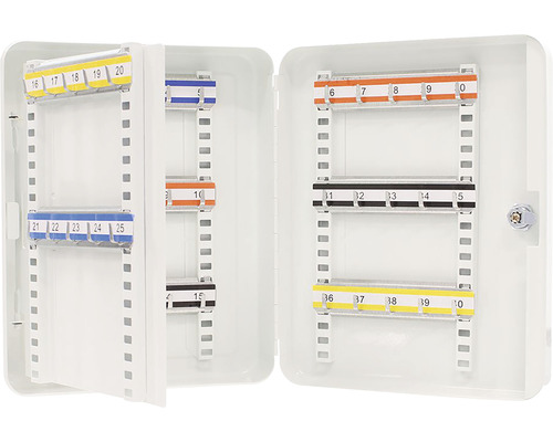 Dulap pentru chei cu încuietoare și cârlige numerotate pentru depozitarea cheilor