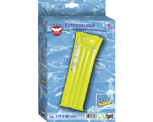 Ambalaj saltea pneumatică galbenă, aproximativ 177 pe 60 centimetri