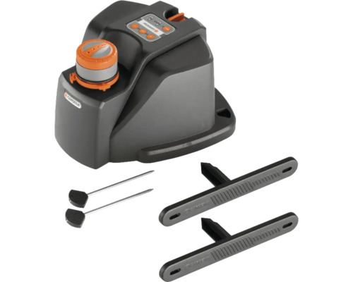 Sistem de irigare Gardena cu senzor de umiditate și țepușe de sol