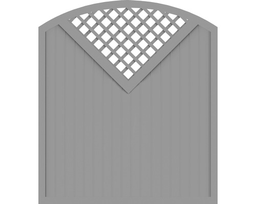 Element principal BasicLine tip G 180 x 205/180 cm, gri argintiu