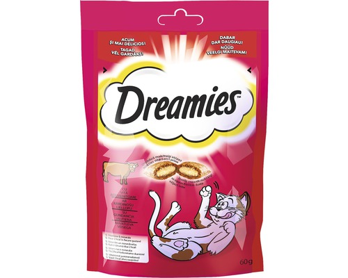 Snack Dreamies cu vită 60 g