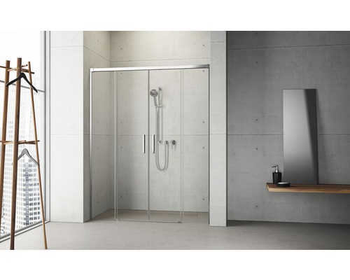 Ușă culisantă pentru nișă Radaway Idea DWD, 200x200 cm, sticlă securizată transparentă, profil crom Ușă culisantă pentru nișă Radaway Idea DWD, 200x200 cm, sticlă securizată transparentă, profil crom