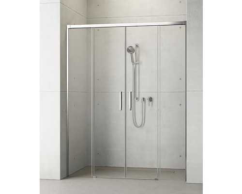 Ușă duș glisantă pentru nișă Radaway Idea DWD, 170x200 cm, sticlă securizată transparentă, profil crom