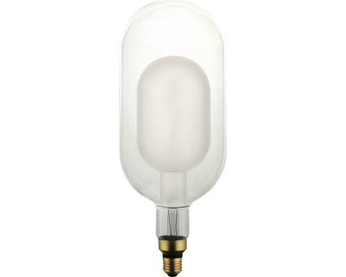 Bec vintage LED Flair E27 4W, glob DG150 alb mat, durată viață 15.000 h Bec cu balon de sticlă transparent