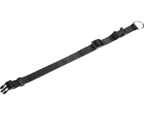 Chingă de bagaje neagră cu cataramă metalică