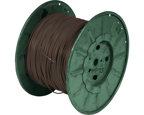 Bobină de cablu cu cablu maro