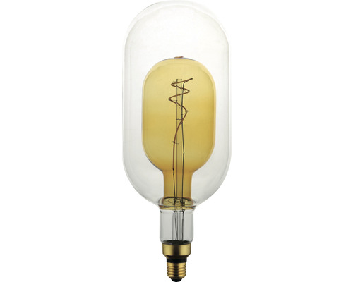 Bec vintage LED Flair E27 4W, glob DG150 auriu, durată viață 15.000 h Bec decorativ cu balon de sticlă și filament